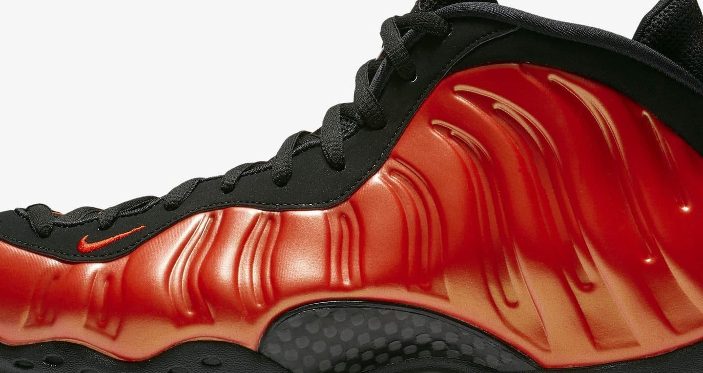 foamposite habanero red on feet