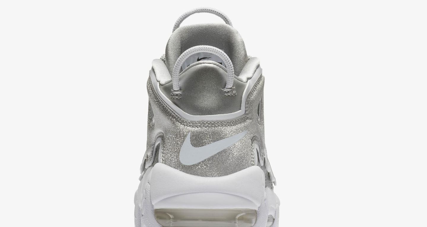 nike air more uptempo metallic silver