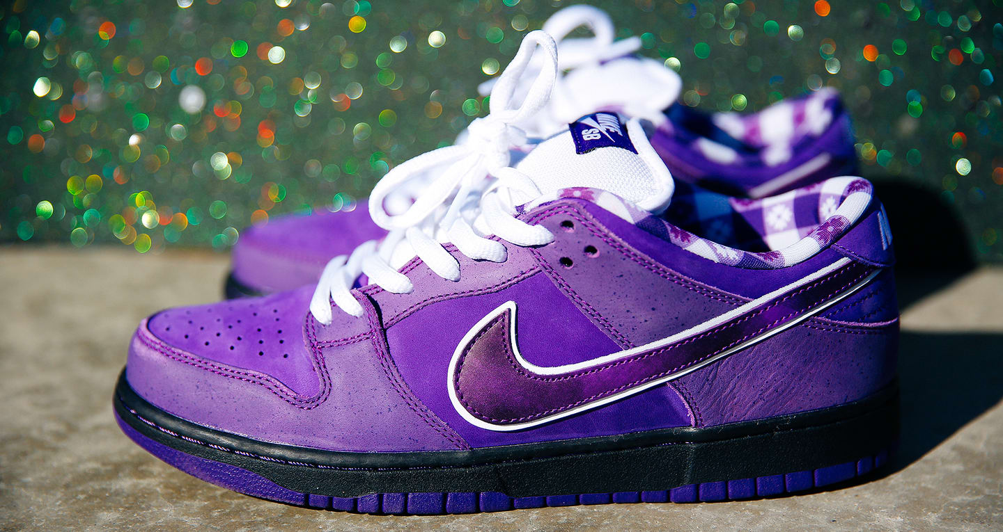 purple lobster sneakers