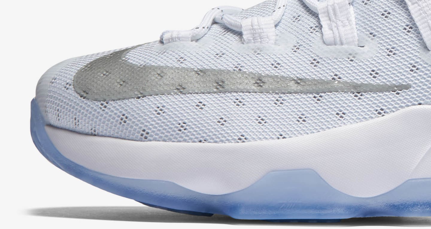 lebron 13 low white silver