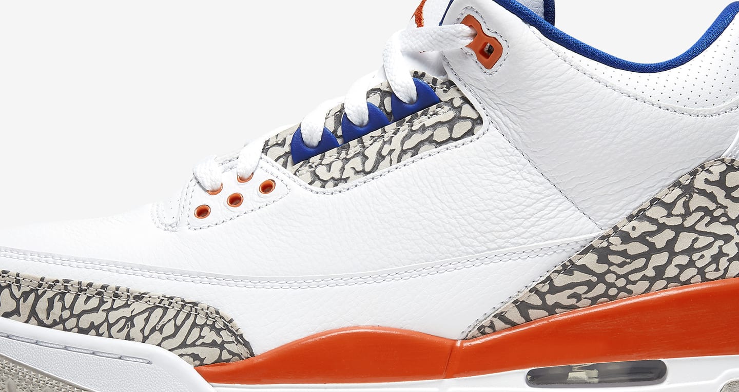 jordan 3 white and orange