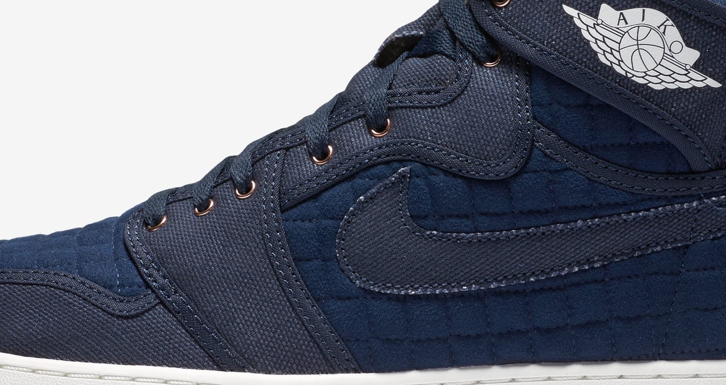 jordan 1 retro ajko blue quilted