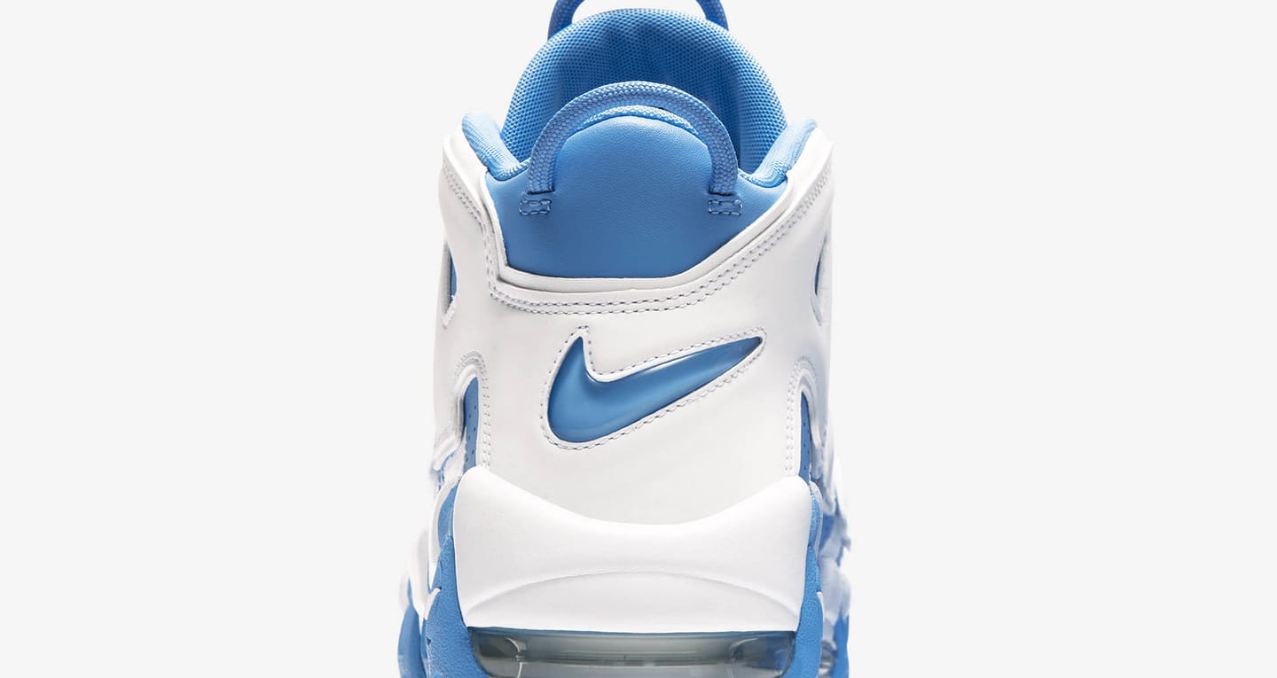 nike uptempo azzurre