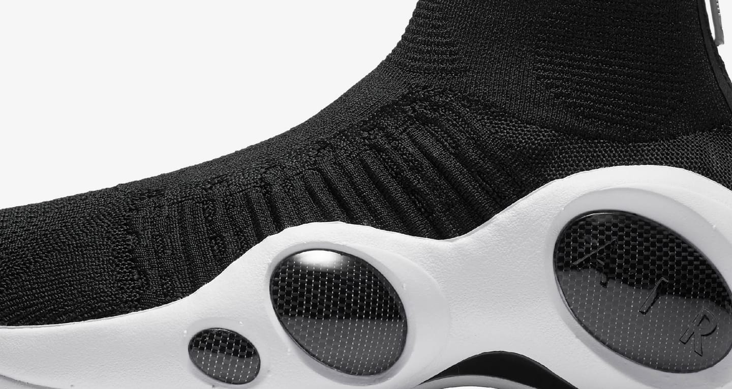 nike flight bonafide black white