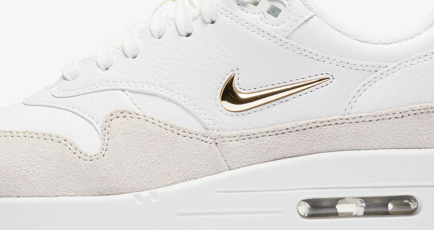 Nike Women's Air Max 1 Premium 'Summit White & Metallic ... Nike Women's Air Max 1 Premium 'Summit White & Metallic ...
