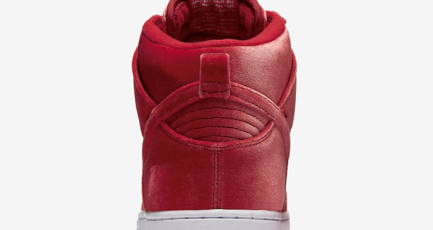 nike sb dunk high premium red velvet