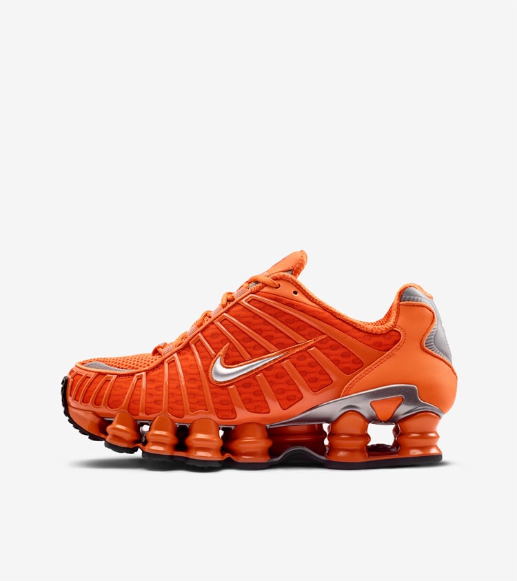 orange nike shox tl