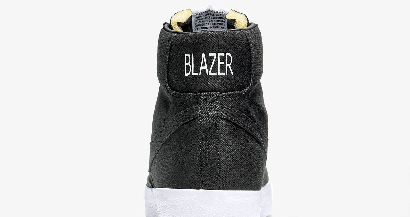 nike blazer 77 black canvas