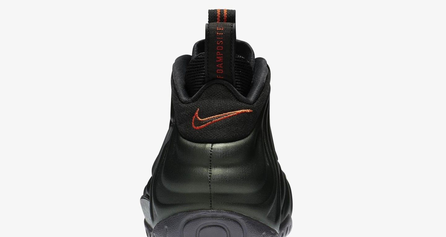 nike foamposite green and orange