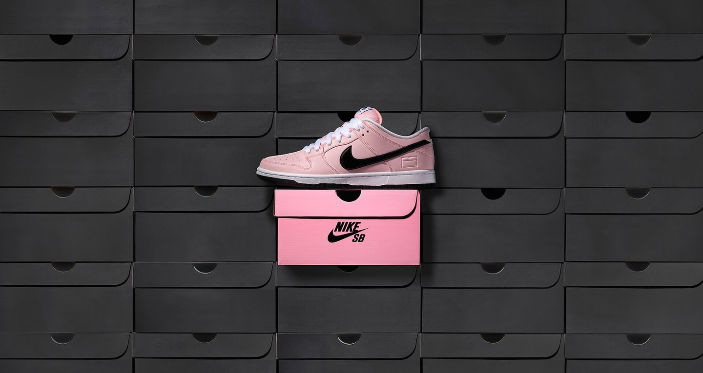 nike dunk low rosa