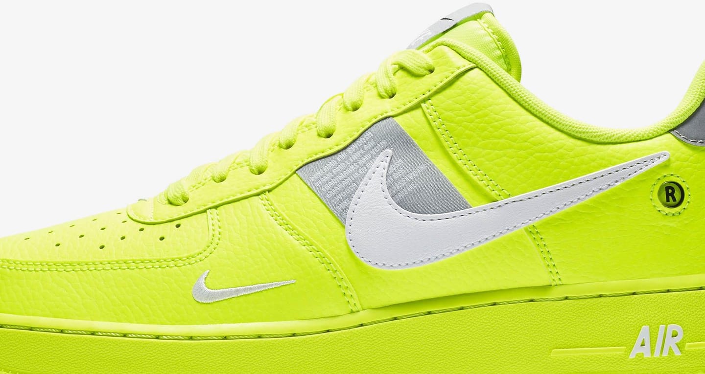 nike air force 1 low utility volt electric neon yellow