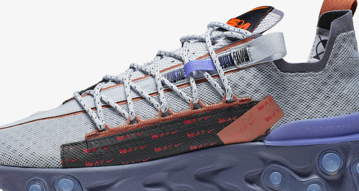 nike react runner ispa wolf grey