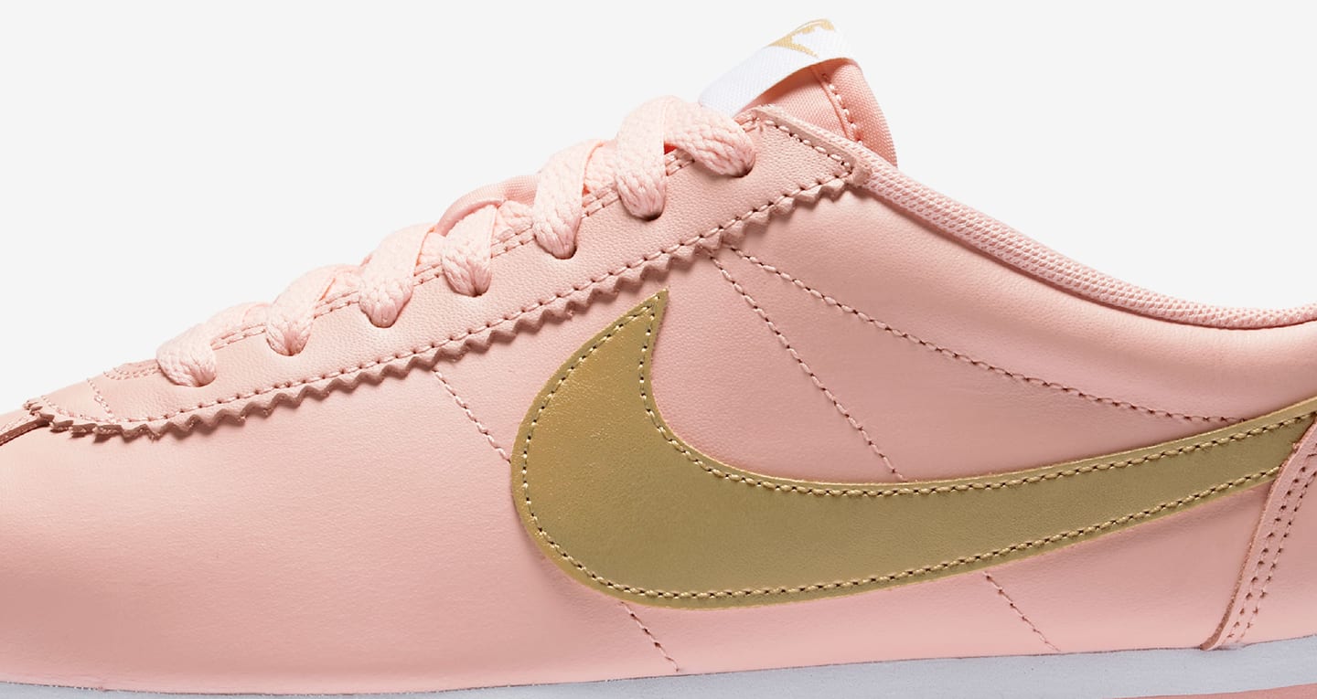 pink and gold nike