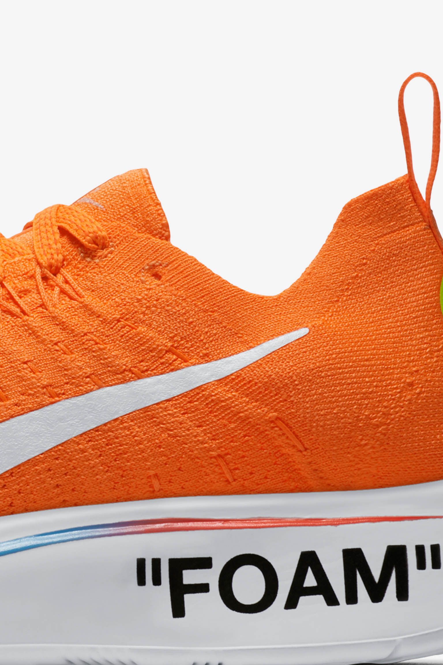 nike x off white zoom fly orange