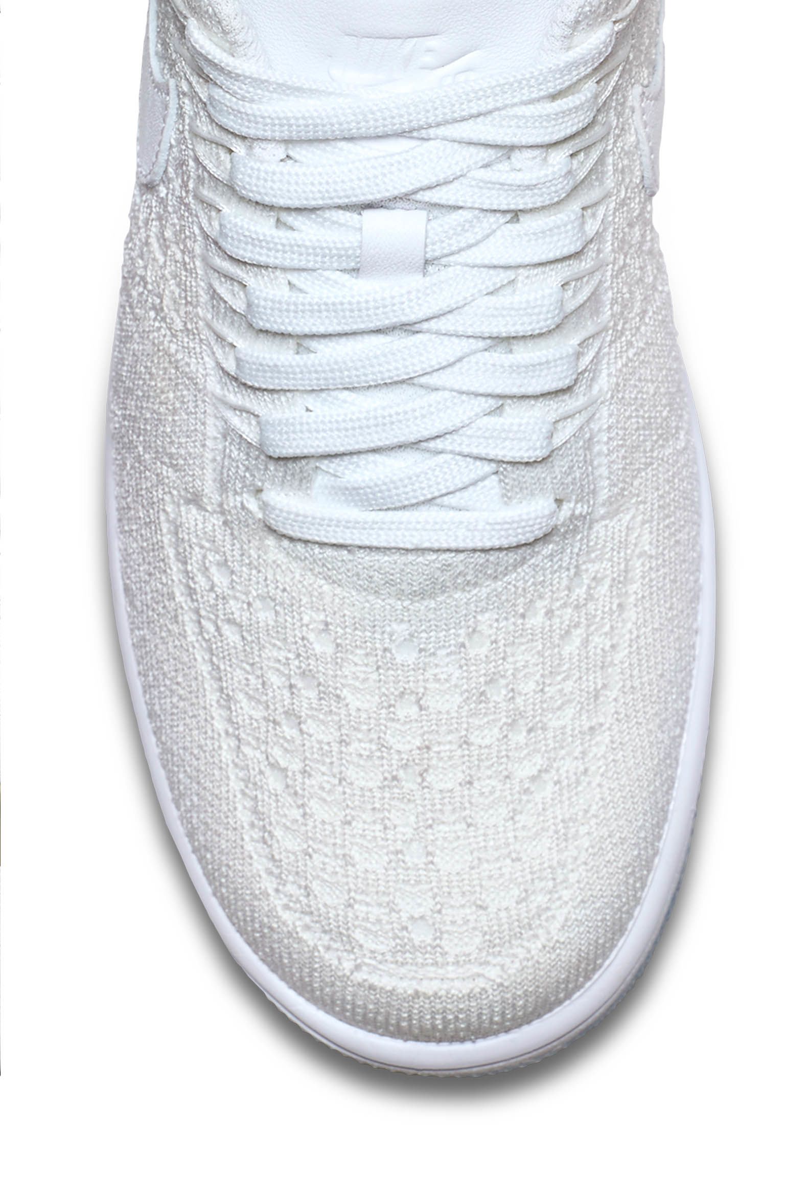 all white flyknit