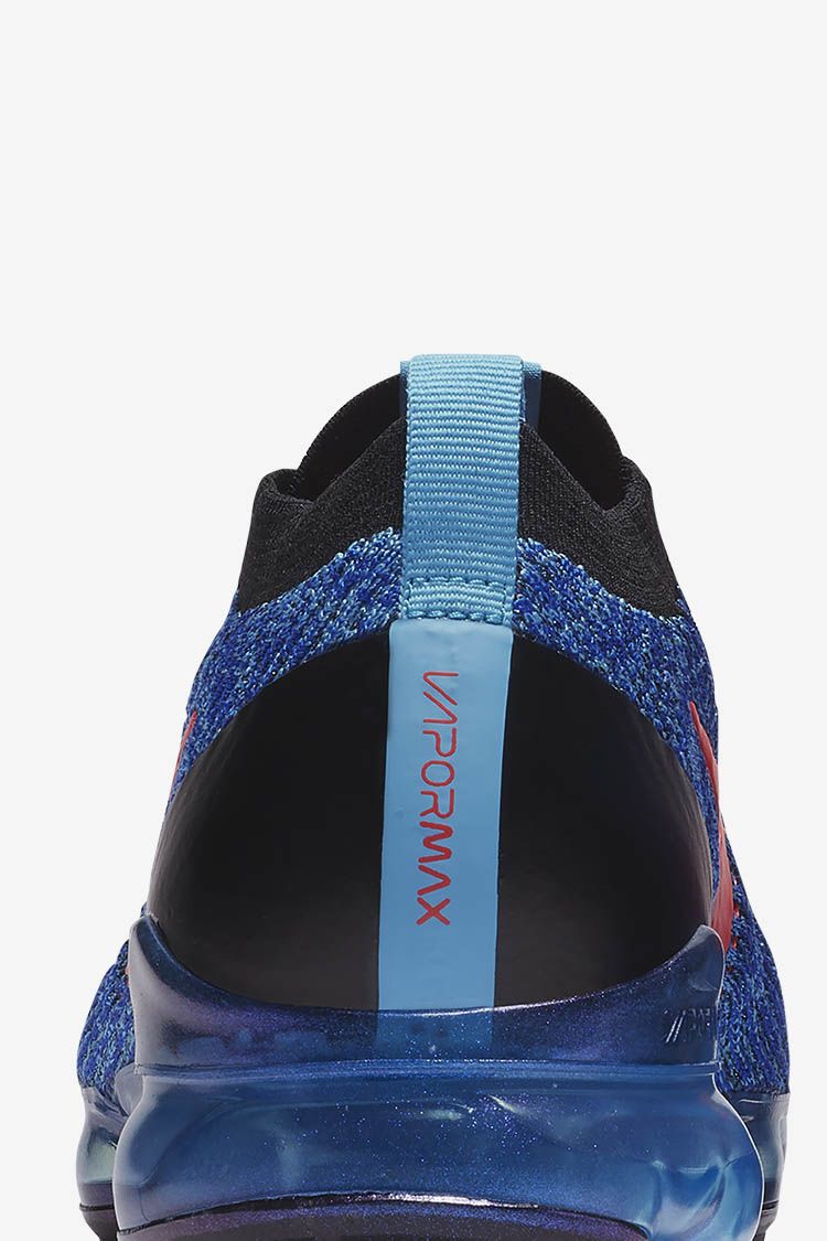 Nike Air VaporMax Flyknit 3 'Blue Fury & Flash Crimson' Release Date Nike Air VaporMax Flyknit 3 'Blue Fury & Flash Crimson' Release Date