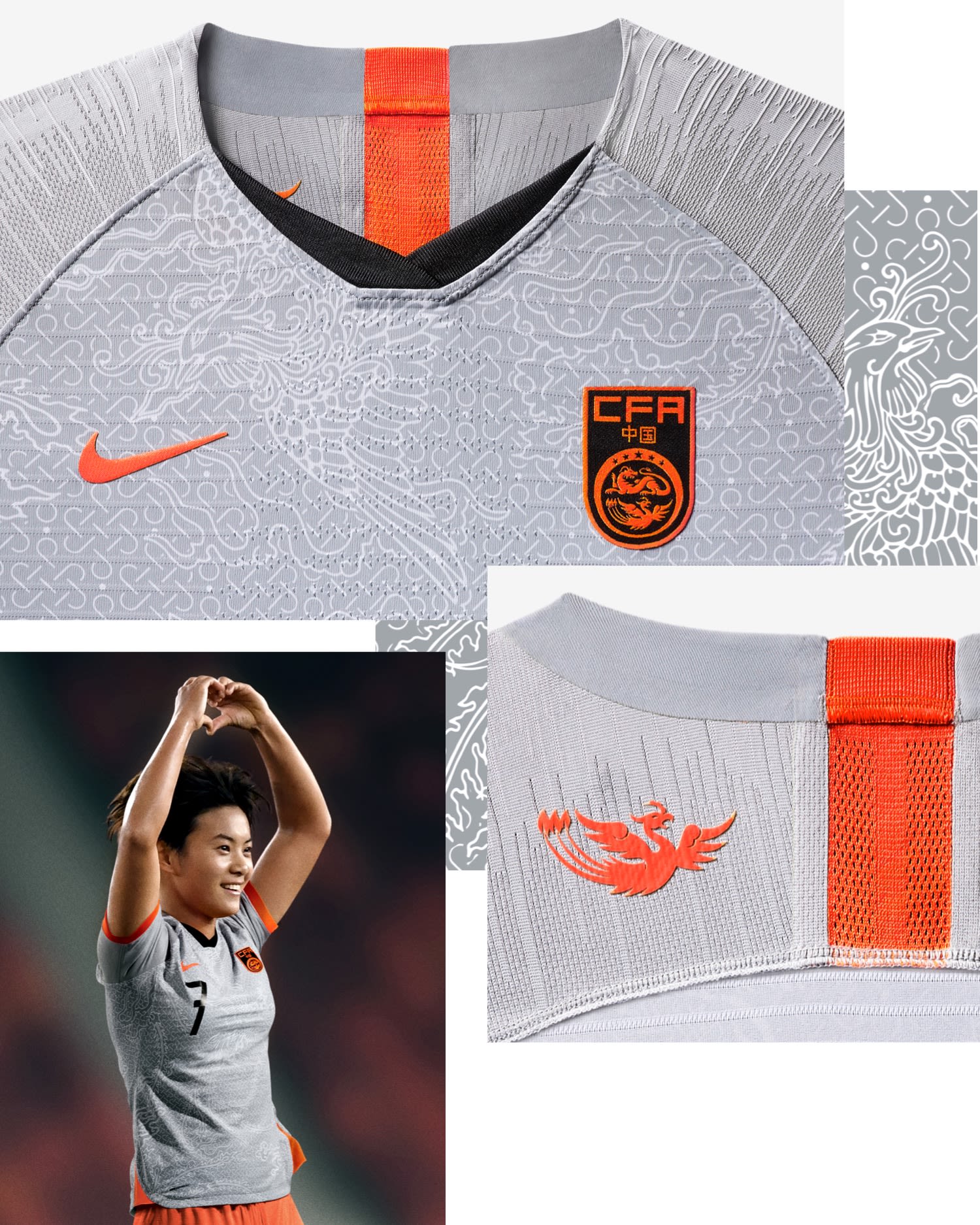 2019 China Women’s National Team Away Jersey 2019 China Women’s National Team Away Jersey