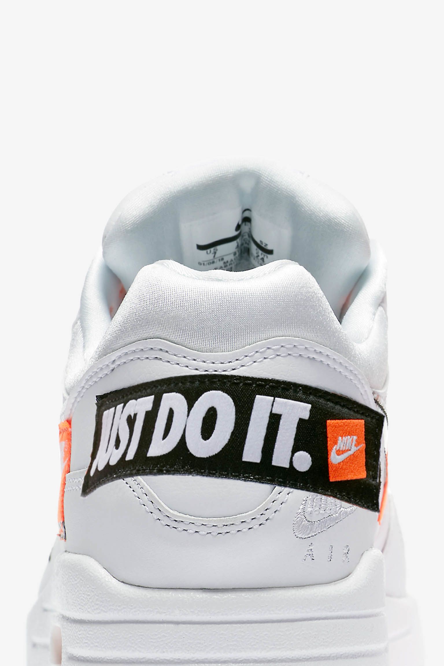 Nike Air Max 1 Just Do It Collection 'White & Total Orange' Release Date Nike Air Max 1 Just Do It Collection 'White & Total Orange' Release Date