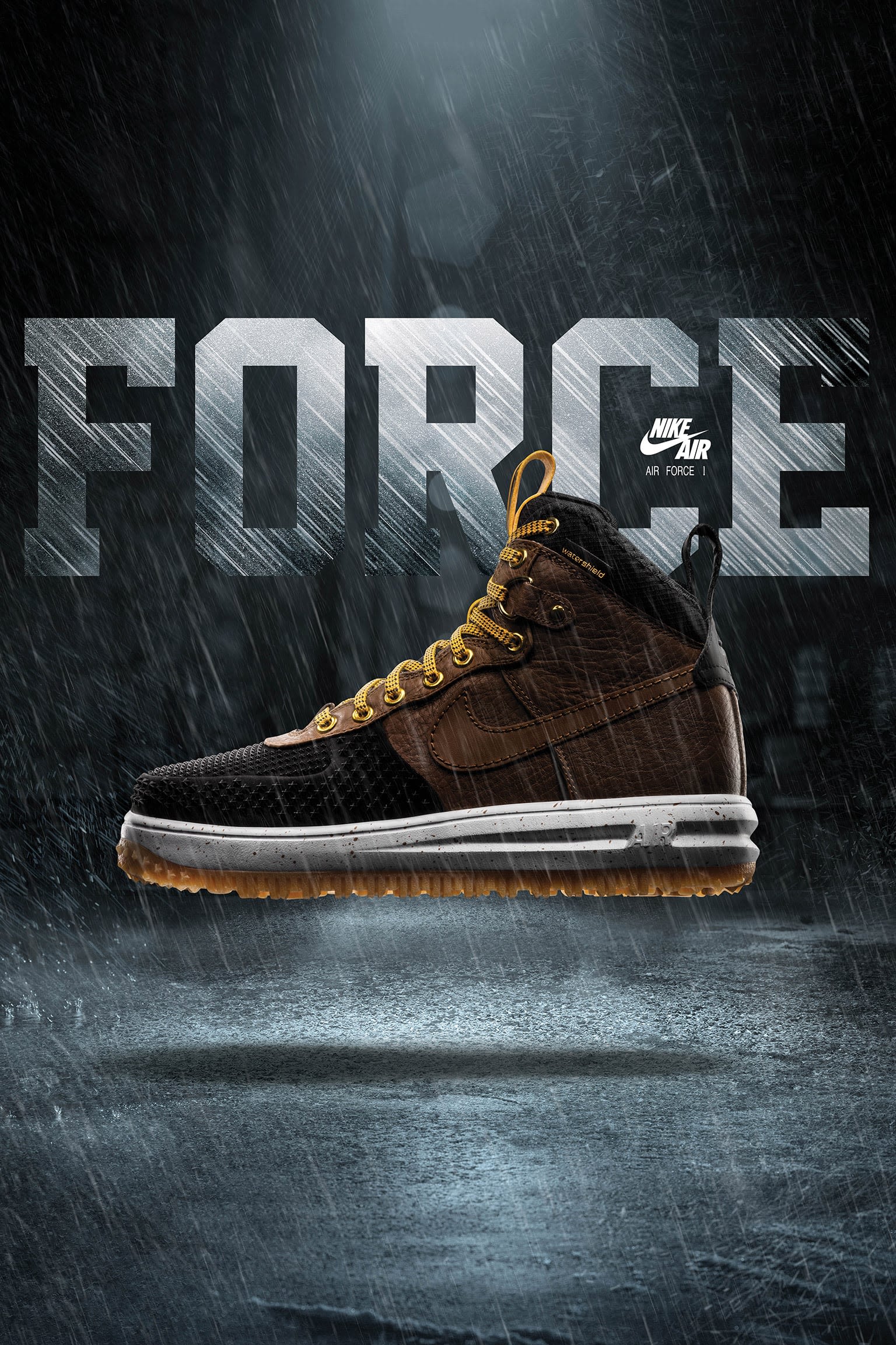Nike Lunar Force 1 Duckboot 'Black & Light British Tan' Nike Lunar Force 1 Duckboot 'Black & Light British Tan'