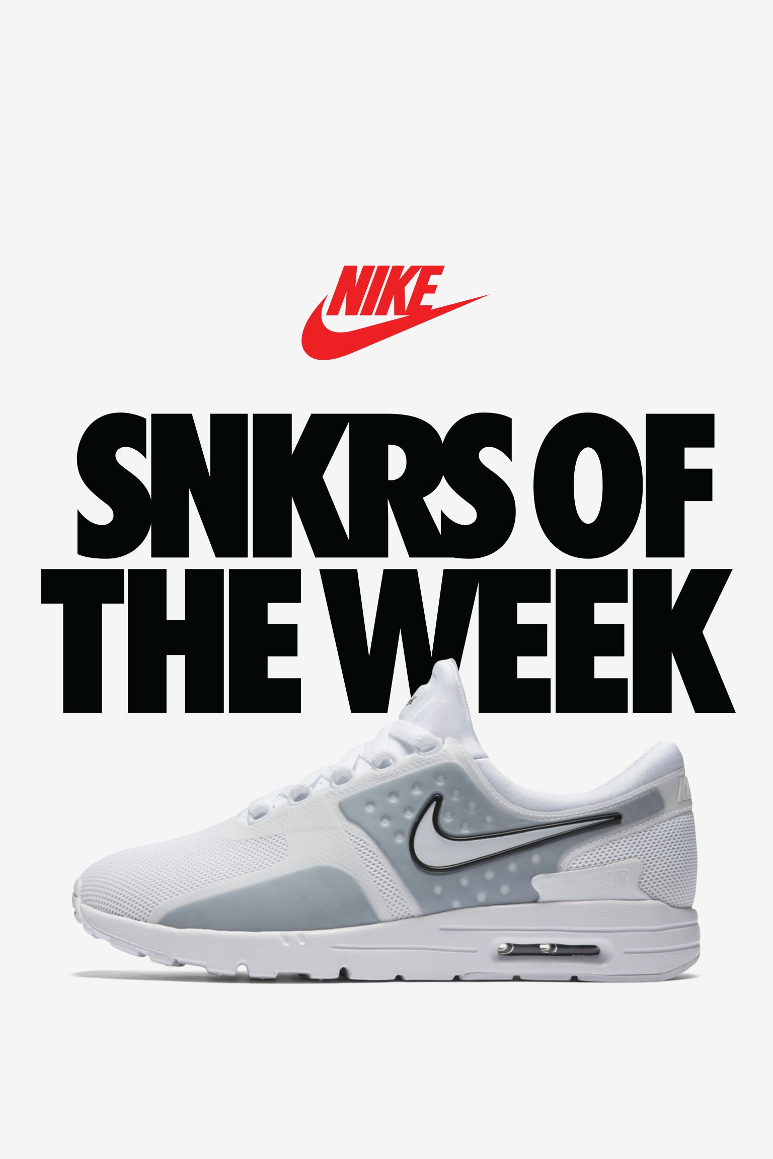 Women's Nike Air Max Zero 'White & Wolf Grey' Women's Nike Air Max Zero 'White & Wolf Grey'
