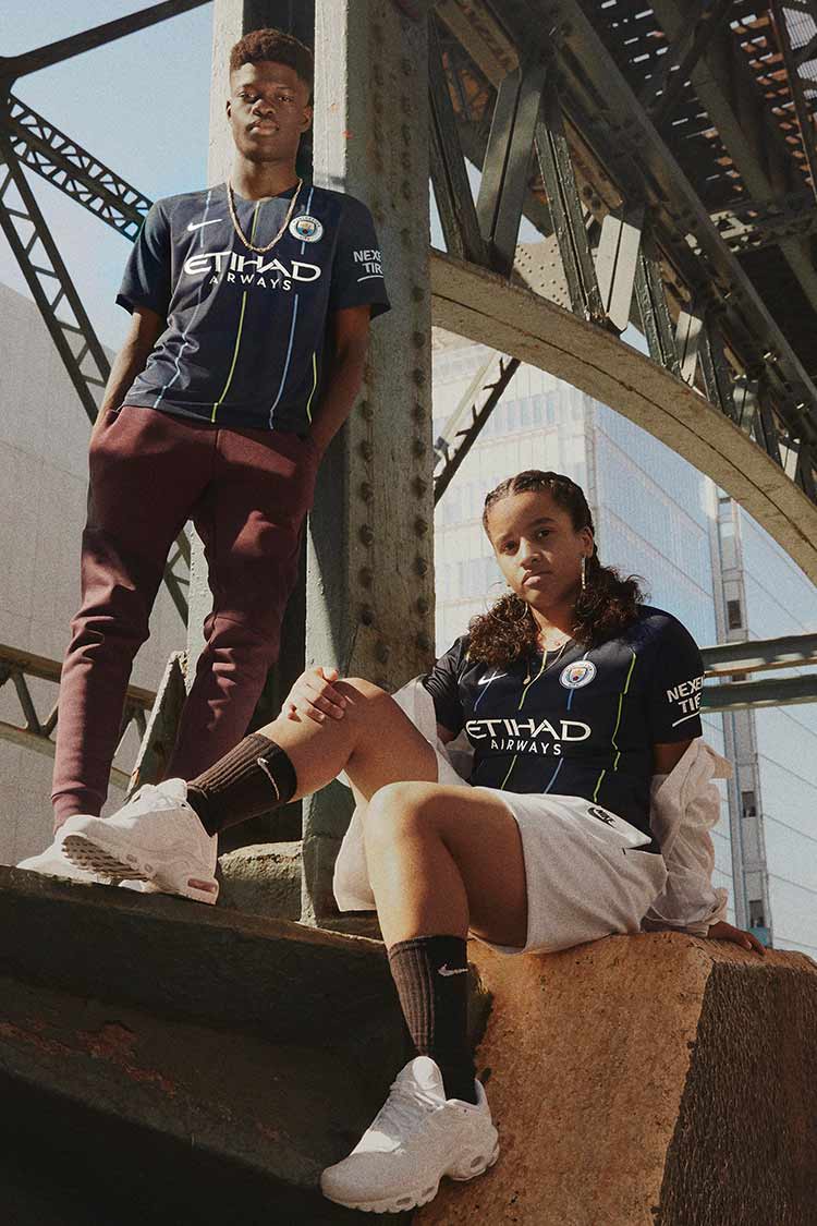 Manchester City 2018/19 Stadium Away Jersey Manchester City 2018/19 Stadium Away Jersey