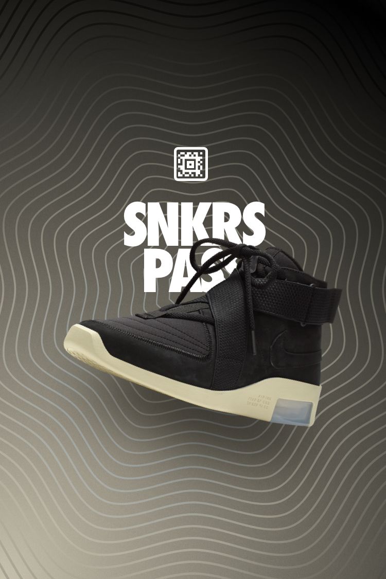 SNKRS Pass: Air Fear Of God 'Black/Fossil' 21M SNKRS Pass: Air Fear Of God 'Black/Fossil' 21M