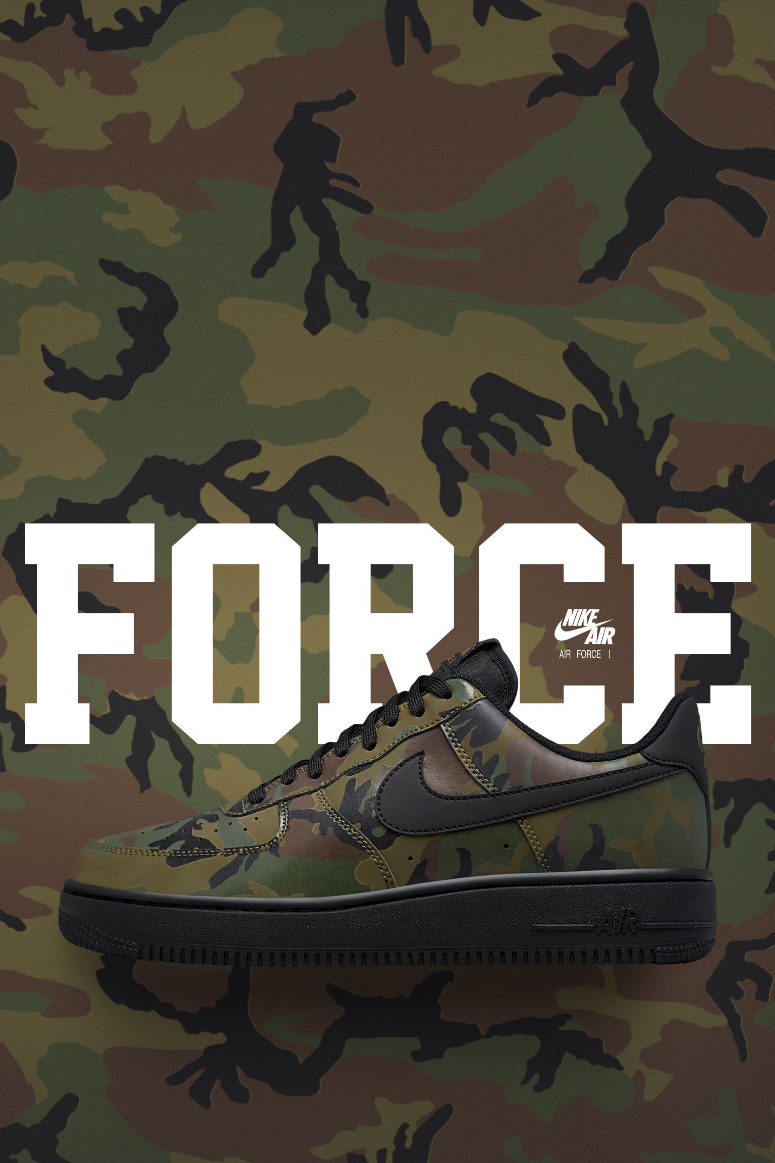 Nike Air Force 1 Low 07 'Medium Olive Camo Reflective' Release Date Nike Air Force 1 Low 07 'Medium Olive Camo Reflective' Release Date