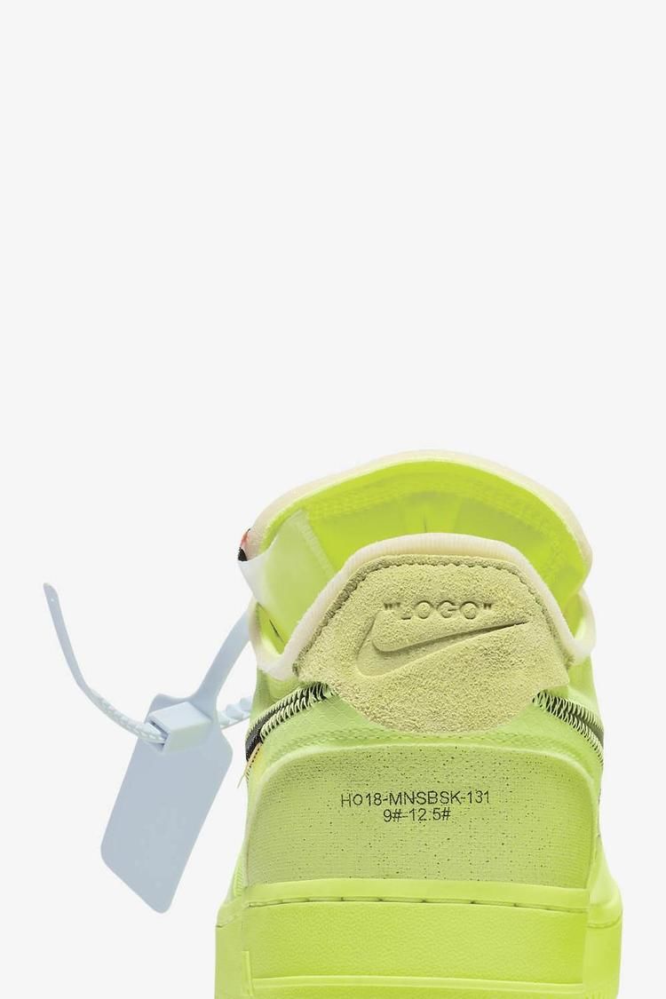 The Ten: Nike Air Force 1 Low 'Volt & Black & Hyper Jade' Release Date The Ten: Nike Air Force 1 Low 'Volt & Black & Hyper Jade' Release Date