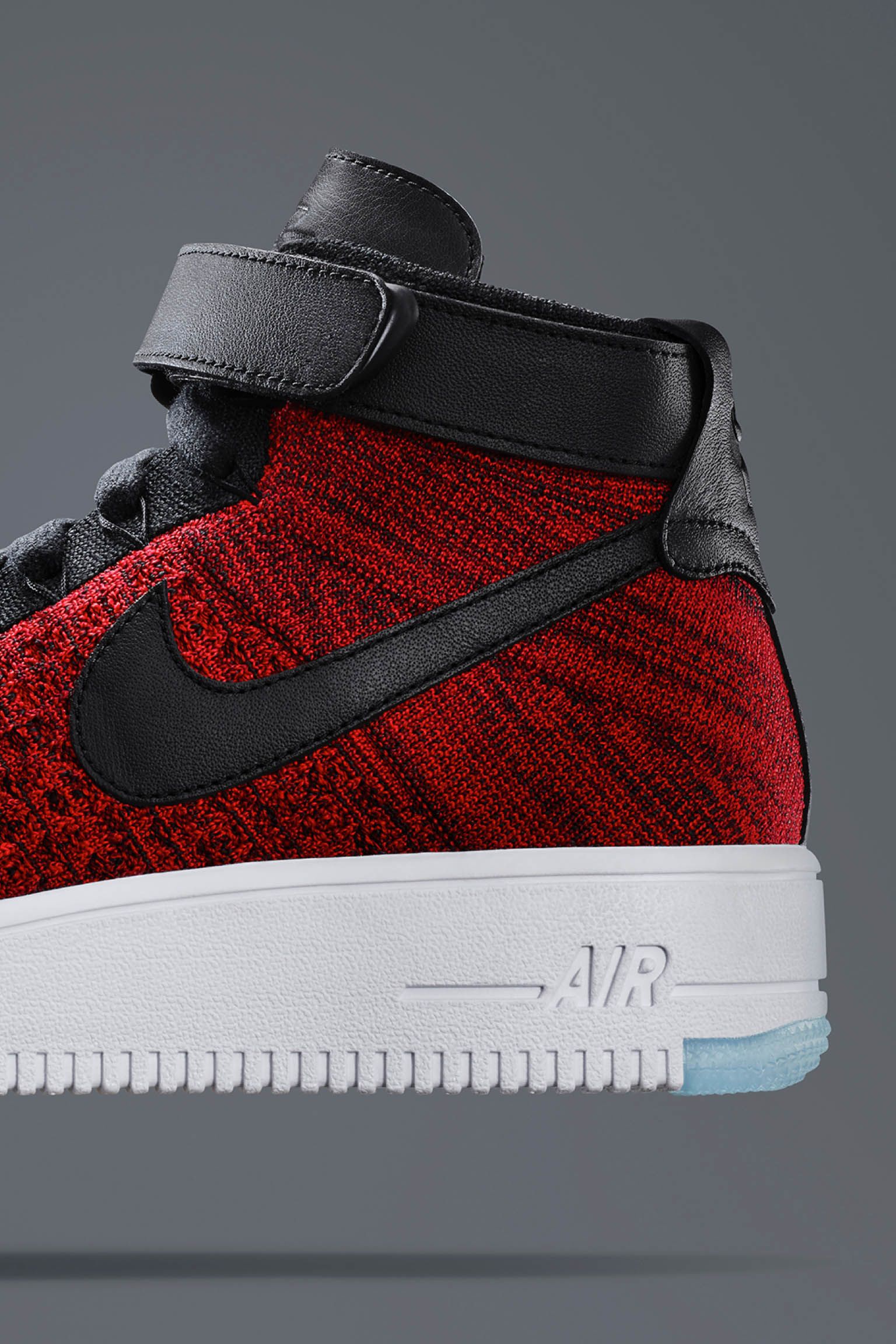 Nike Air Force 1 Ultra Flyknit 'University Red & Black' Release Date Nike Air Force 1 Ultra Flyknit 'University Red & Black' Release Date