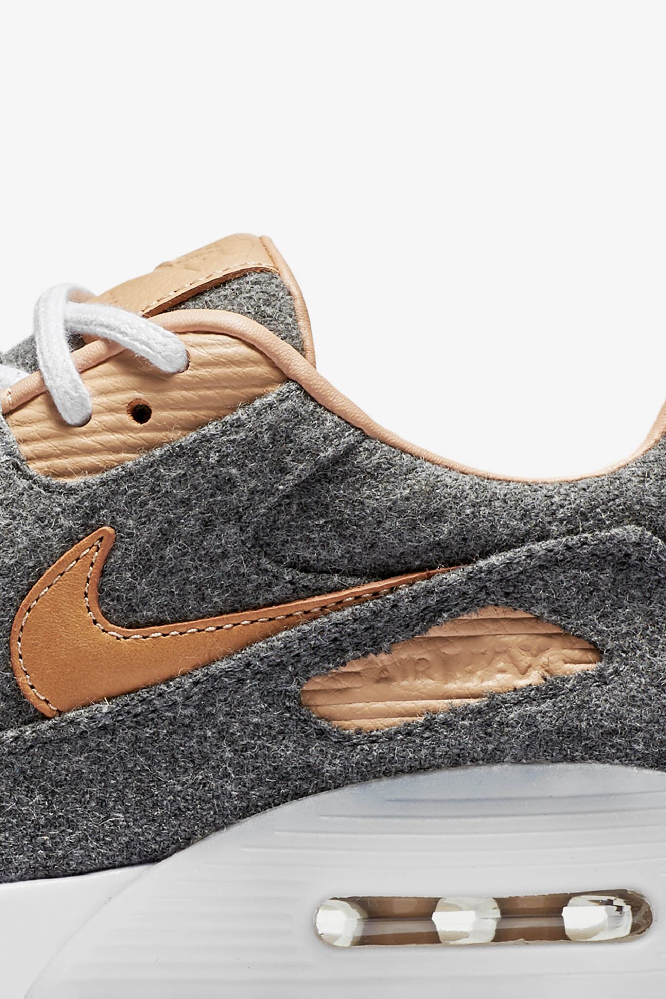 Women's Nike Air Max 90 Ultra PRM 'Cool Grey & Vachetta Tan’ Women's Nike Air Max 90 Ultra PRM 'Cool Grey & Vachetta Tan’