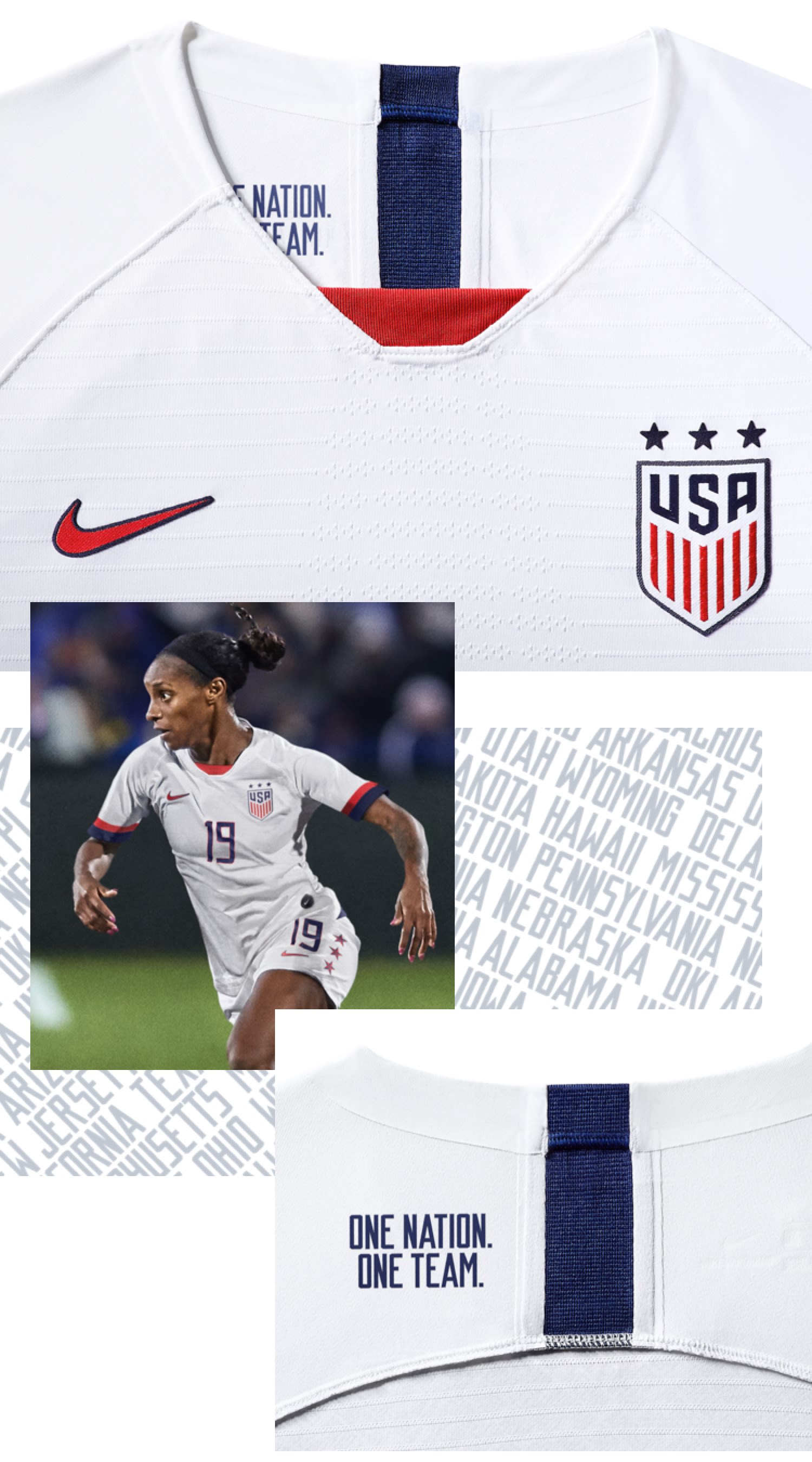 2019 USWNT Stadium Home Jersey 2019 USWNT Stadium Home Jersey