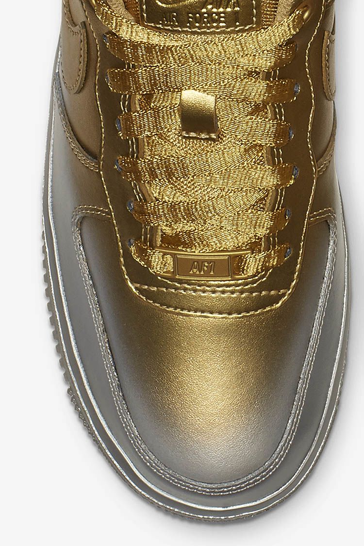 Women's Air Force 1 'Metallic Gold & Metallic Platinum' Release Date Women's Air Force 1 'Metallic Gold & Metallic Platinum' Release Date