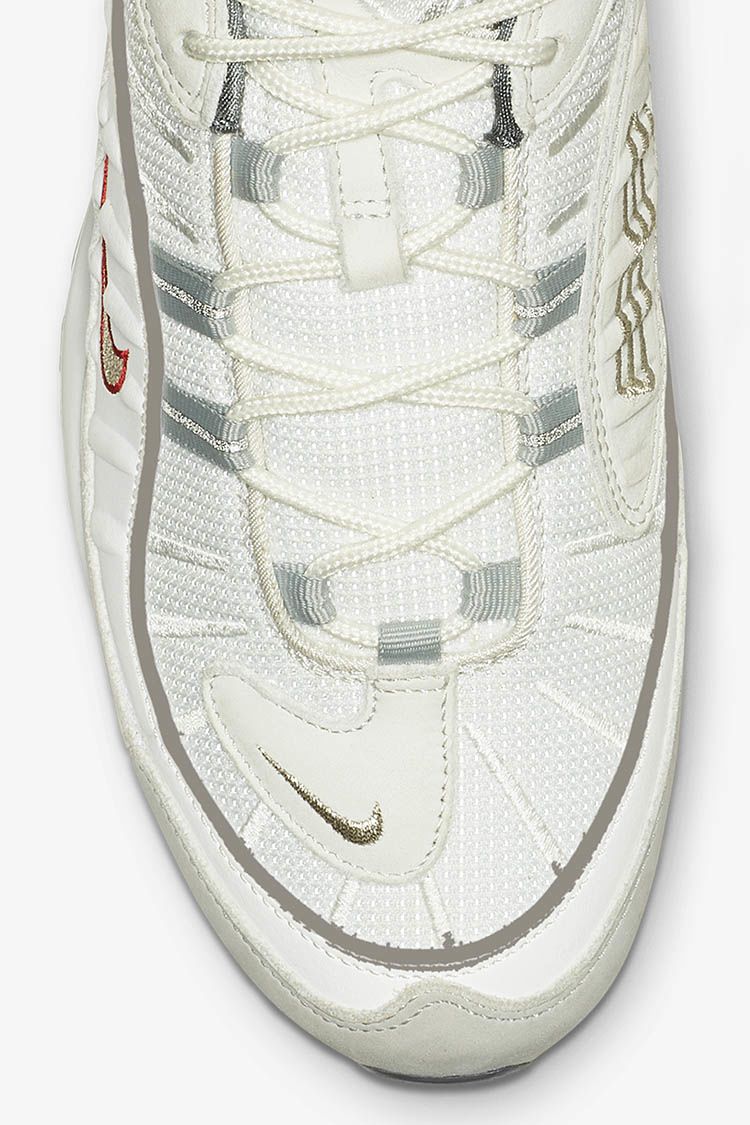 Nike Air Max 98 'Summit White & University Red & Racer Blue' Release Date Nike Air Max 98 'Summit White & University Red & Racer Blue' Release Date