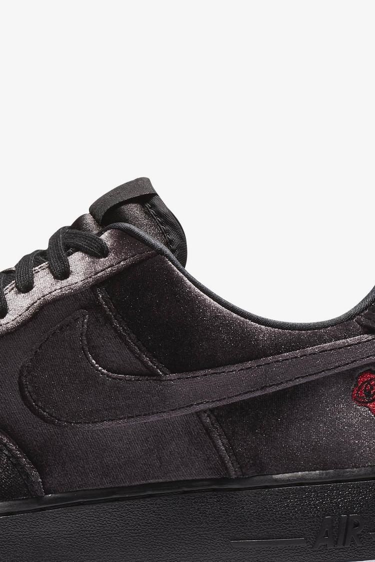Nike Air Force 1 Velvet 'Black & White' Release Date Nike Air Force 1 Velvet 'Black & White' Release Date