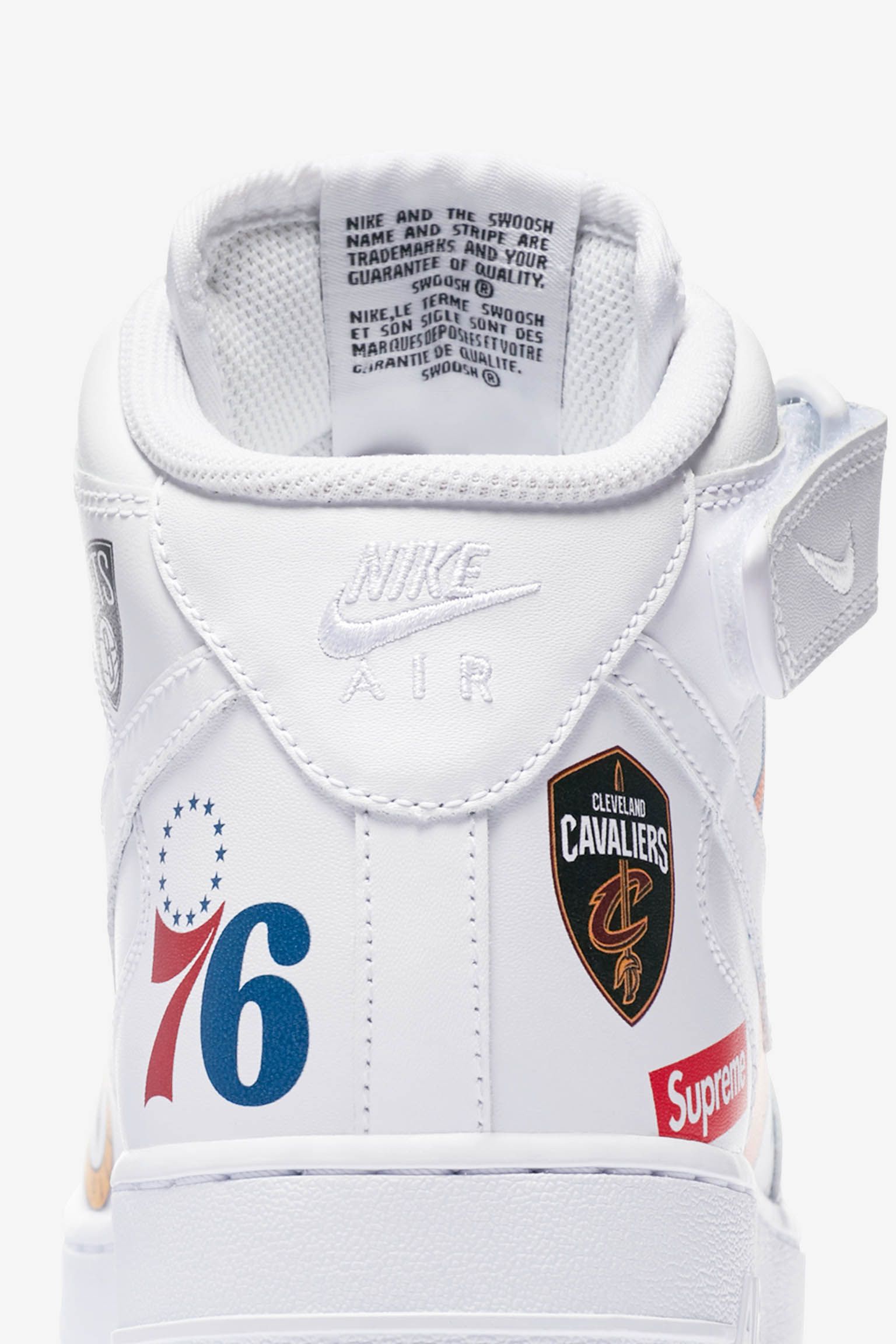 【NIKE公式】ナイキ エア フォース 1 MID シュプリーム NBA 'White' (AQ8017-100 / SF1). Nike