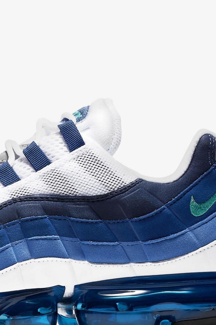 Nike Air Vapormax 95 'White & French Blue' Release Date Nike Air Vapormax 95 'White & French Blue' Release Date