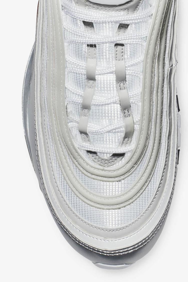 Nike Air Max 97 'Metallic Silver & White' Release Date Nike Air Max 97 'Metallic Silver & White' Release Date