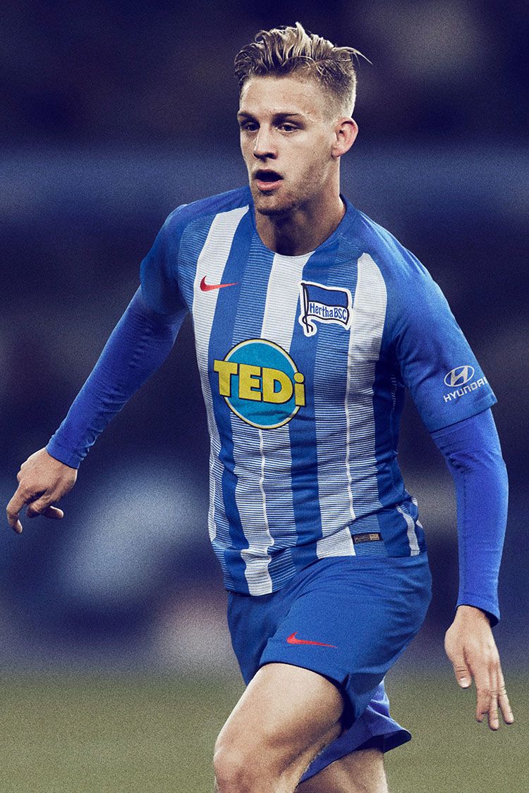 Hertha Berlin 2018/19 Stadium Home Jersey Hertha Berlin 2018/19 Stadium Home Jersey