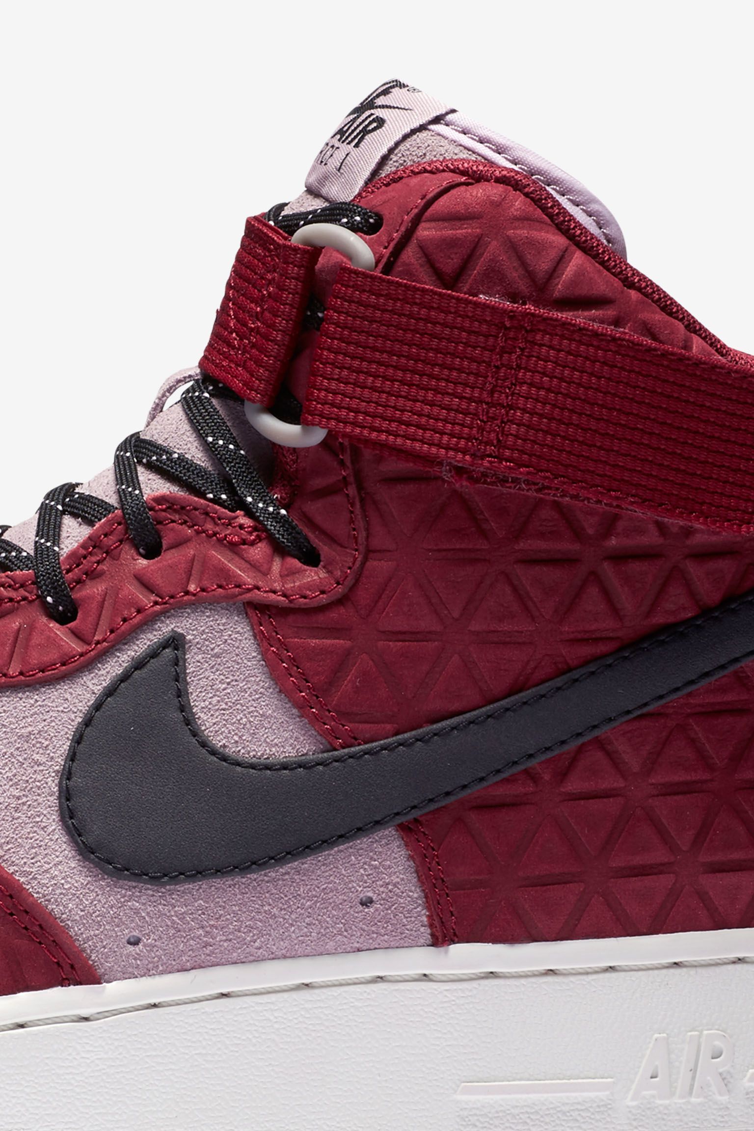 Women's Nike Air Force 1 Hi Premium 'Noble Red & Plum Fog' Women's Nike Air Force 1 Hi Premium 'Noble Red & Plum Fog'