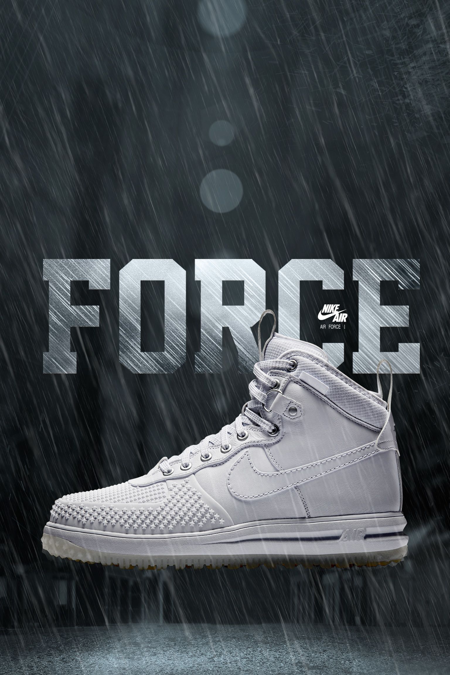 nike lunar force 1 duckboot white