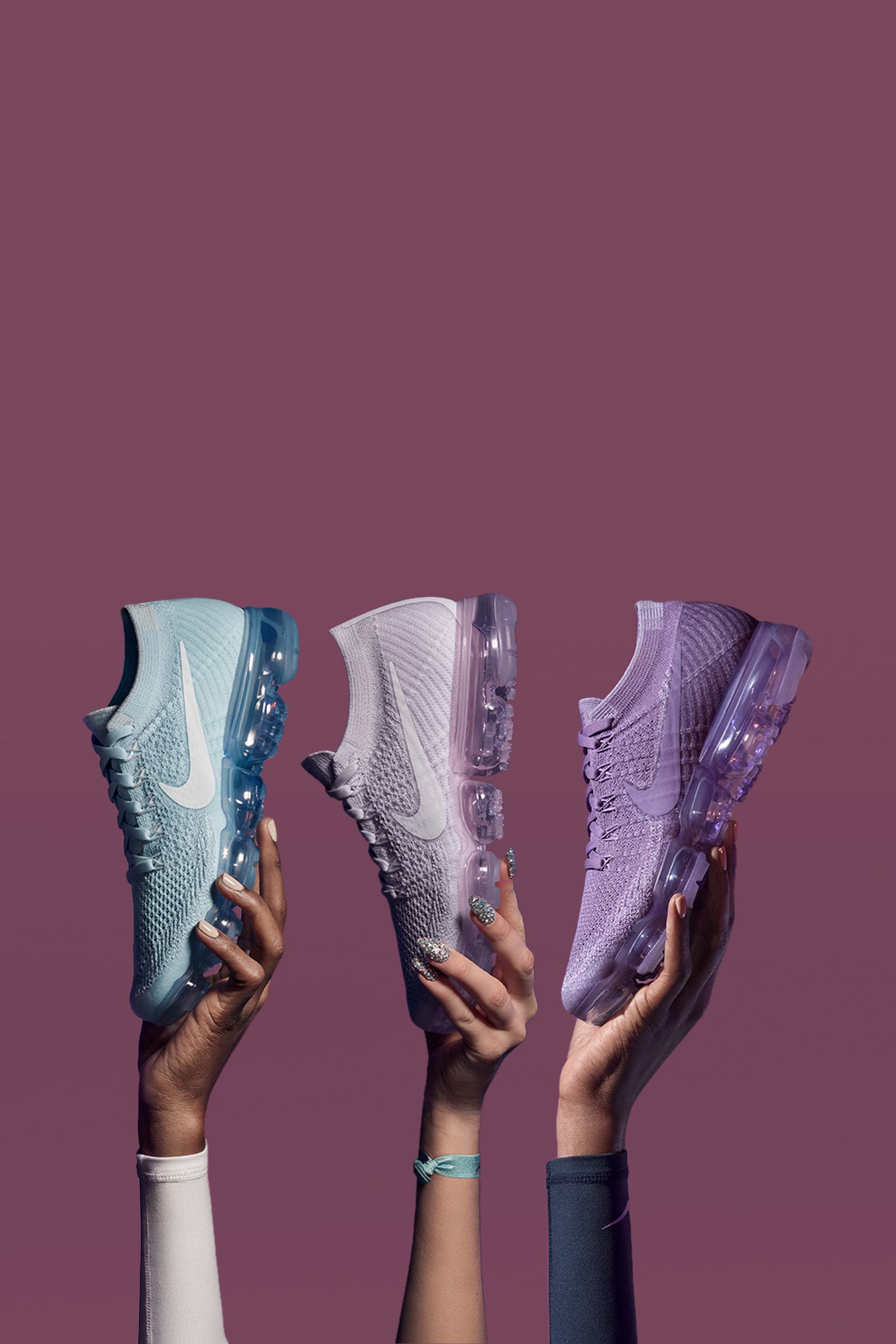 Women's Nike Air Vapormax Flyknit 'Day to Night' Collection Women's Nike Air Vapormax Flyknit 'Day to Night' Collection