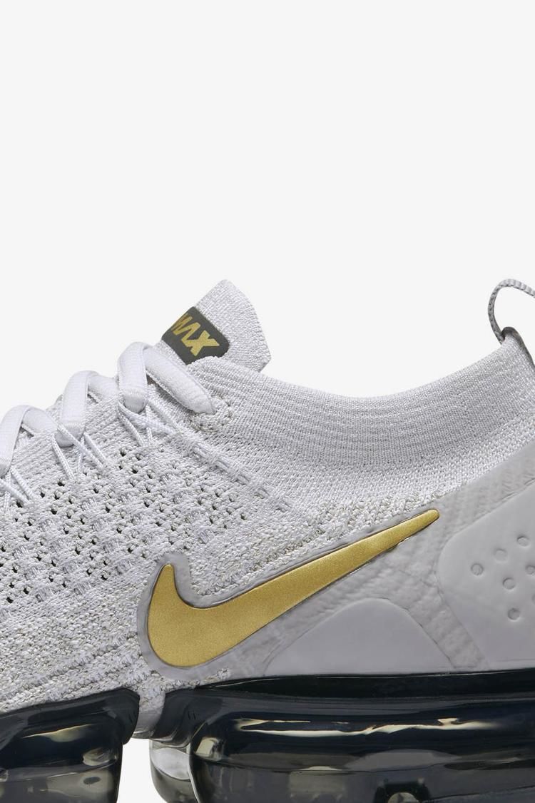 Women's Air Vapormax Flyknit 2 ' Vast Grey & Pure Platinum & Metallic Gold' Release Date Women's Air Vapormax Flyknit 2 ' Vast Grey & Pure Platinum & Metallic Gold' Release Date
