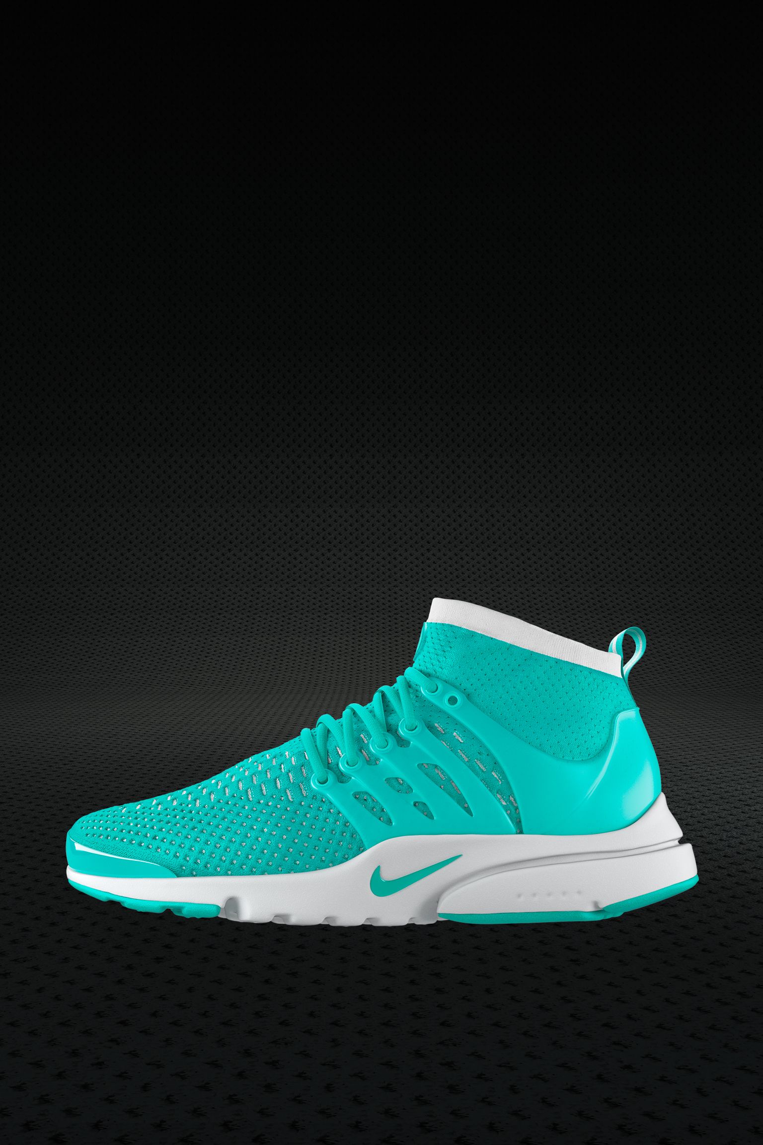 nike air presto ultra flyknit blue running shoes