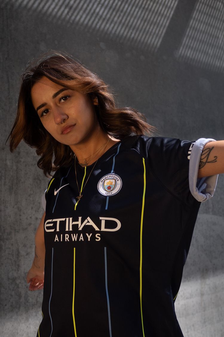 Manchester City 2018/19 Stadium Away Jersey Manchester City 2018/19 Stadium Away Jersey