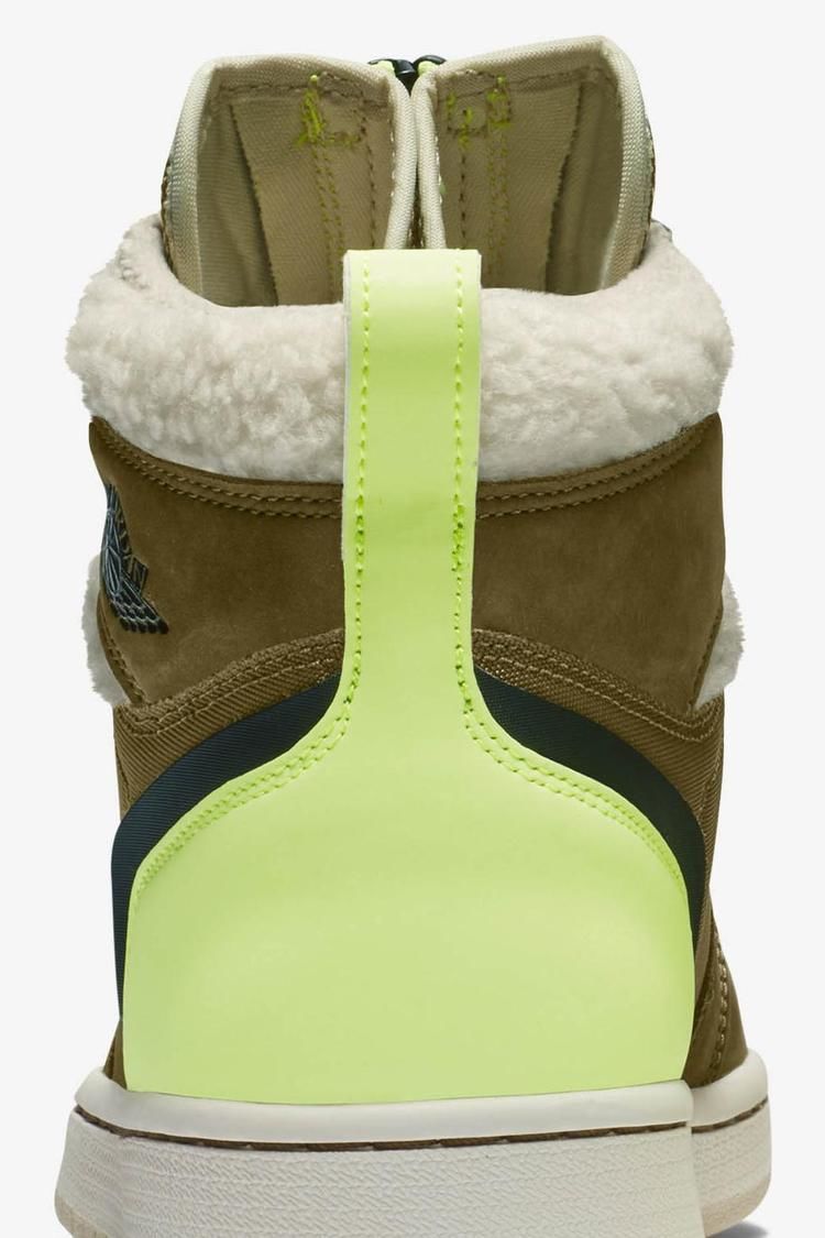 Women's Air Jordan 1 High Zip 'Olive Flak & Volt Glow & Beach' Release Date Women's Air Jordan 1 High Zip 'Olive Flak & Volt Glow & Beach' Release Date