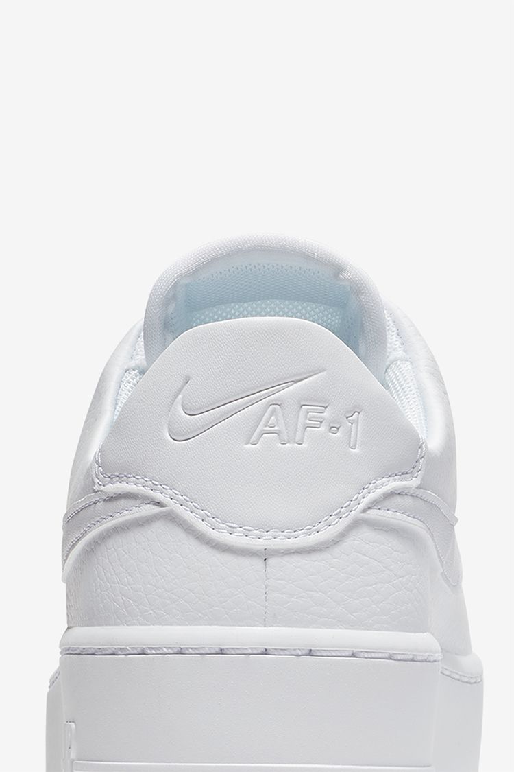 nike white air force 1 sage trainers