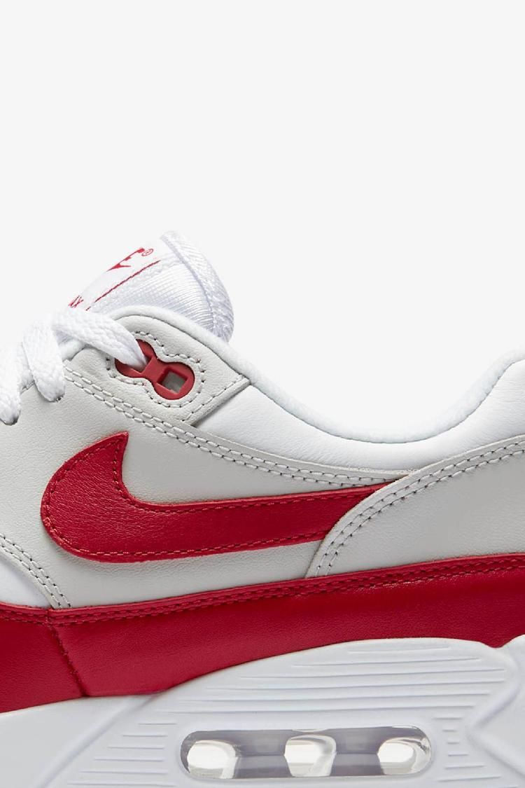 Women's Air Max 90 / 1 'White & University Red' Release Date Women's Air Max 90 / 1 'White & University Red' Release Date