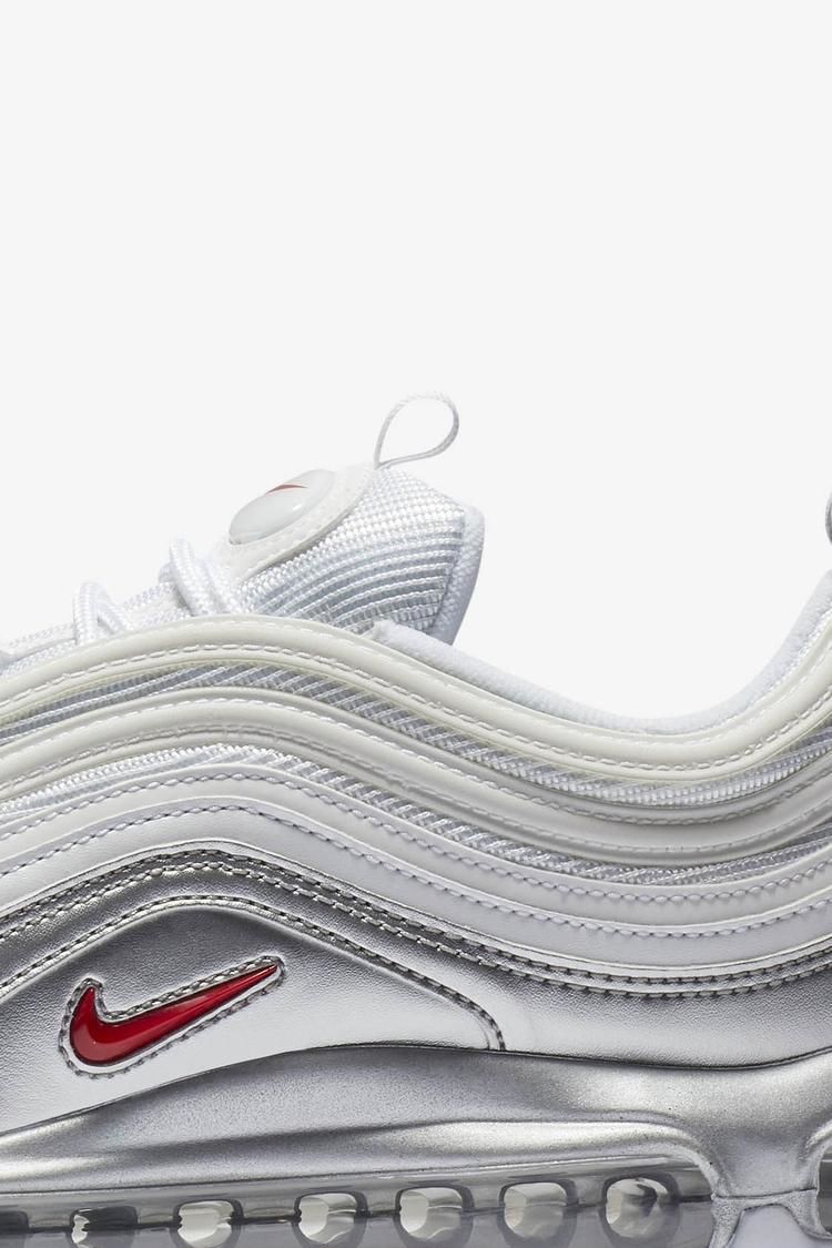 Nike Air Max 97 'Metallic Silver & White' Release Date Nike Air Max 97 'Metallic Silver & White' Release Date