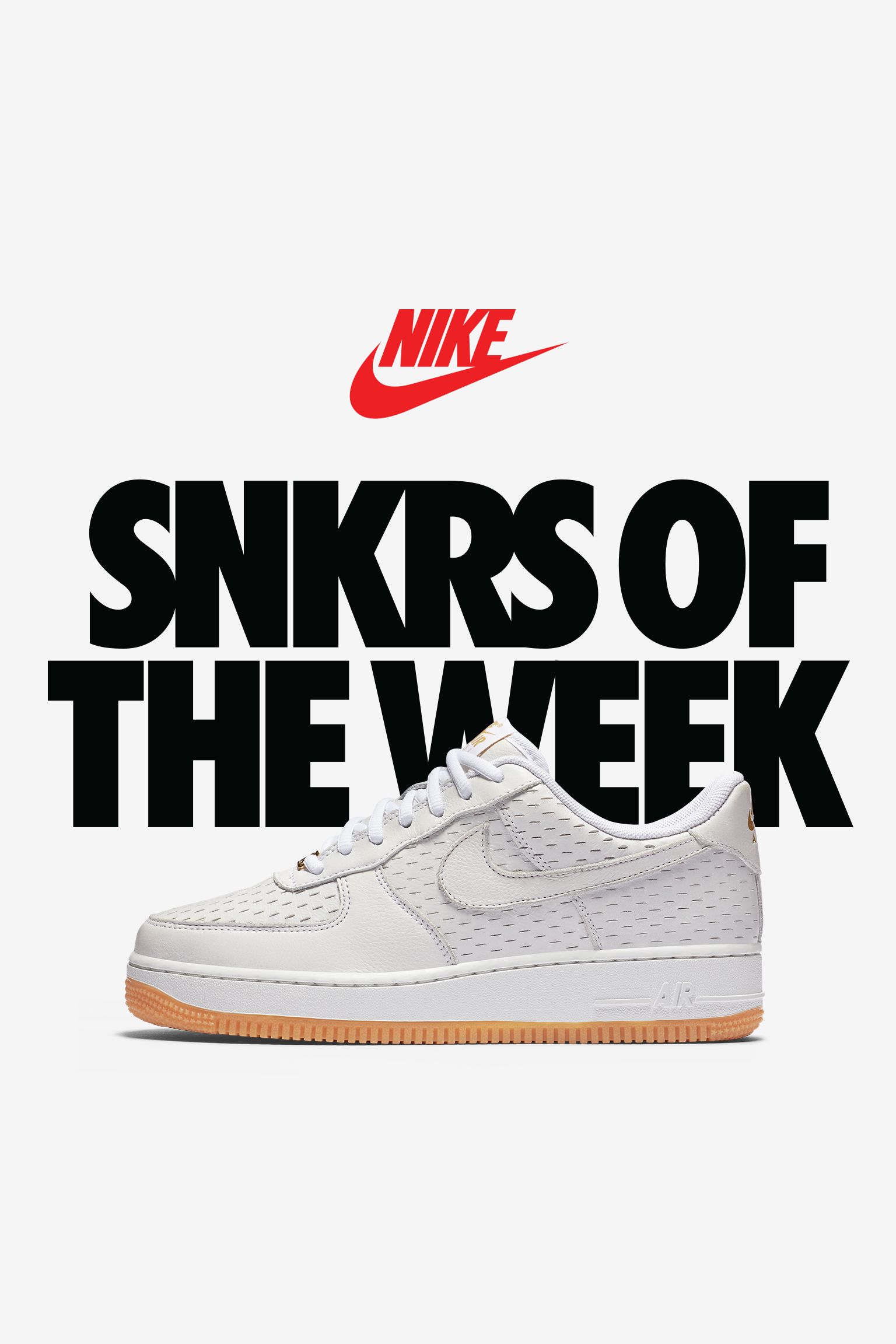 Women's Nike Air Force 1 'Summit White & Metallic Gold' Women's Nike Air Force 1 'Summit White & Metallic Gold'
