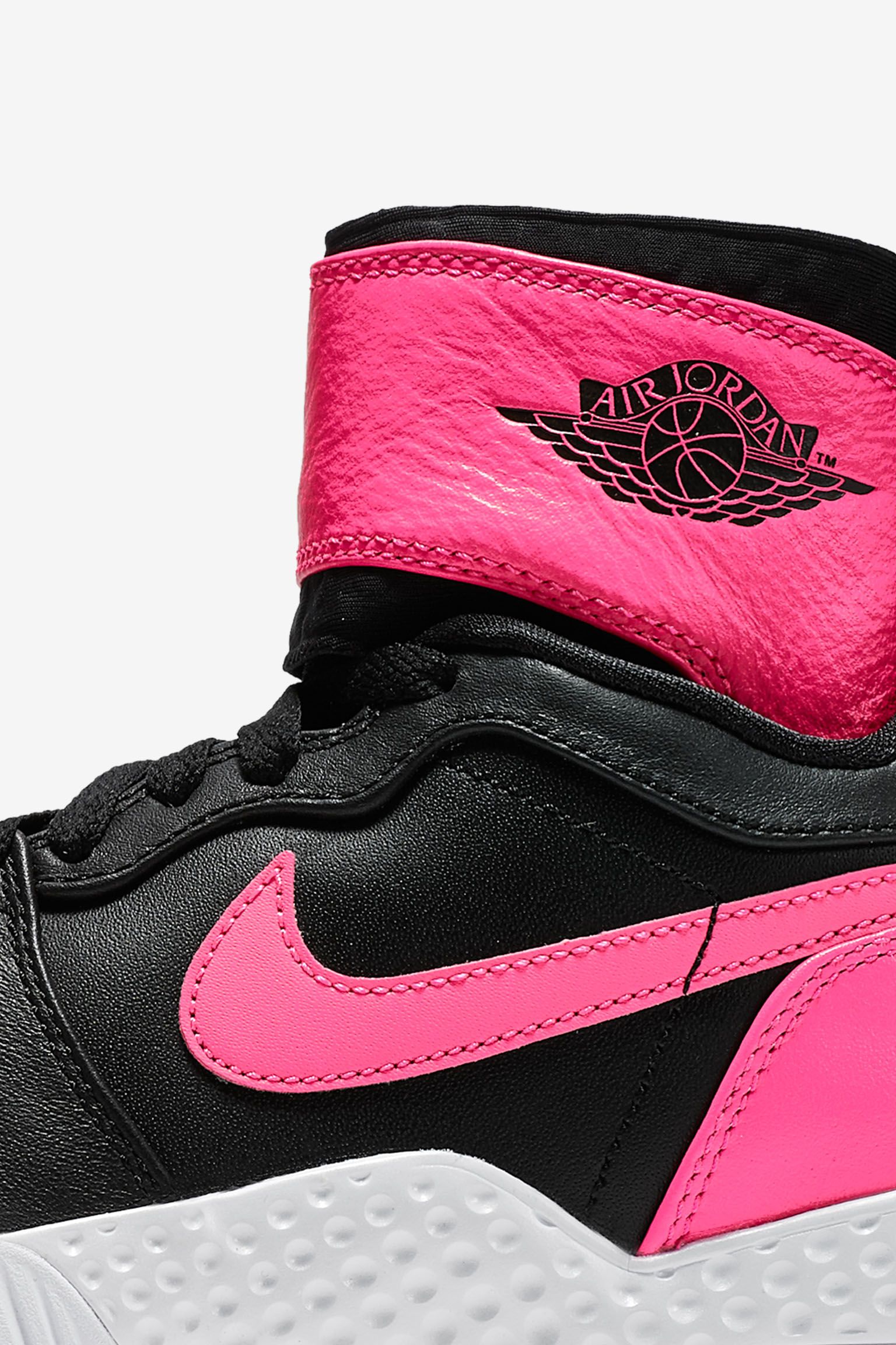 Women's NikeCourt Flare AJ1 'Black & Hyper Pink' Women's NikeCourt Flare AJ1 'Black & Hyper Pink'